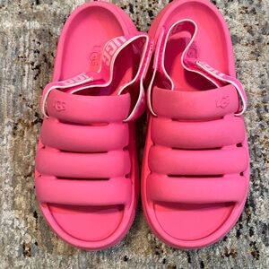 UGG Vibrant Pink Slide Sandals